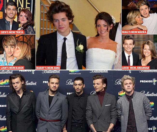One Direction Bubar, Lima Ibu Beruntung karena Bakti Putra Mereka